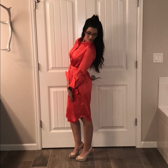 Banana Republic, size S, Salmon colored dress - Picture 6 of 8